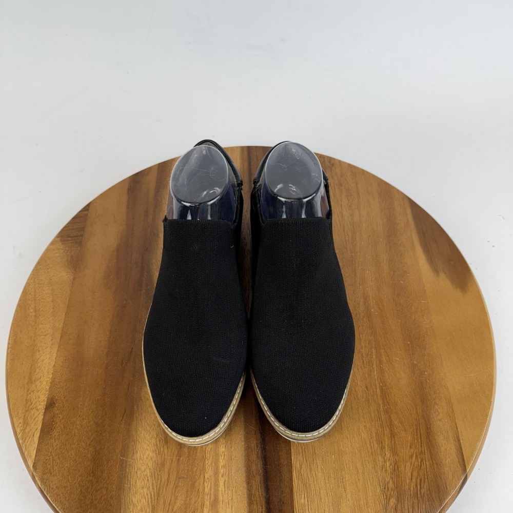 Womens Me Too Haze Black Knit Casual Comfort Slip On Sneakers Shoes Size 8.5 M